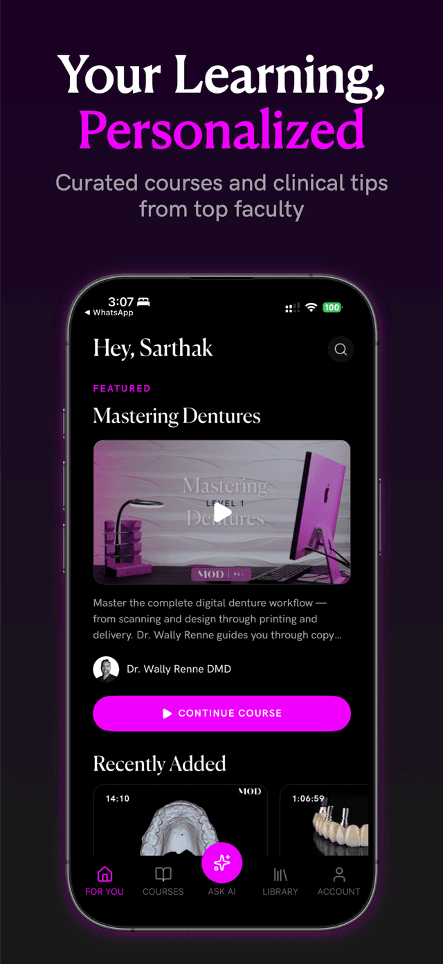 MOD Pro personalized home screen